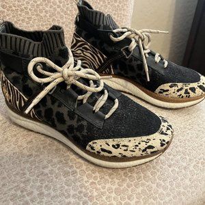 OTBT- Hybrid High Top-Animal Print-Size 9-Gently Used